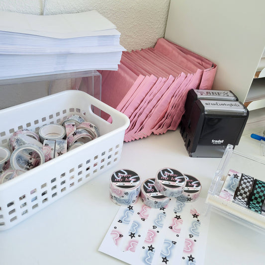 Doodled Love Washi Tape