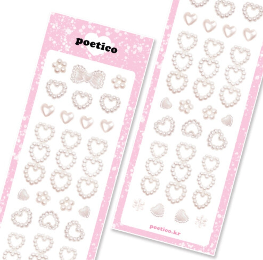 Heart Ring Pearl (Cream)
