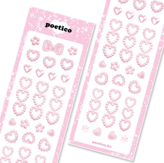 Heart Ring Pearl (Pink)